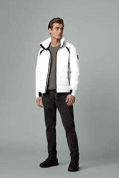 Chamarras Canada Goose Hombre México - HyBridge Chaqueta De Plumas Blancos VY0384925